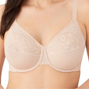 Wacoal Visual Effects Minimizer Nude 40 G (40DDDD) Unlined Bra